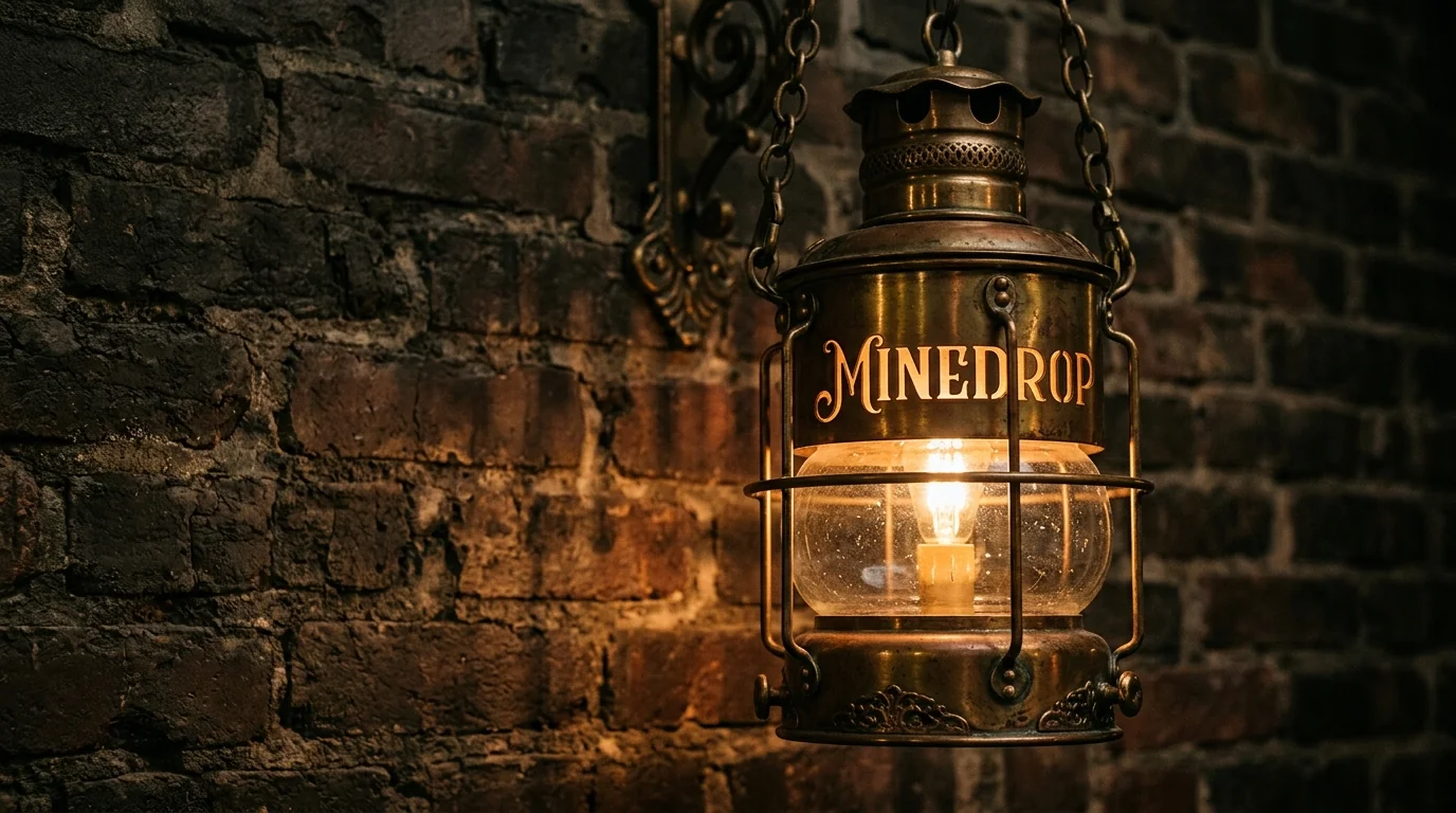 MineDrop game screen with mining grid